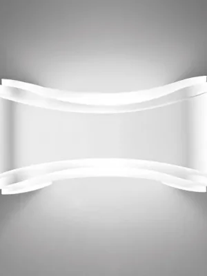 Sezónní Sleva LED designové nástěnné světlo Ionica v bílé barvě