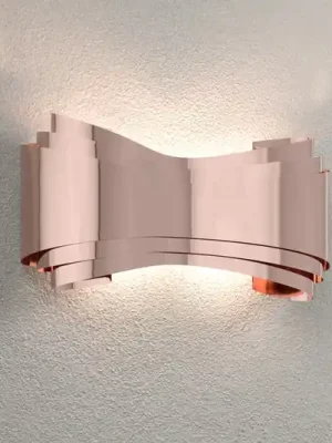 Ověřený Ionica - designové nástěnné svítidlo LED v měděné barvě