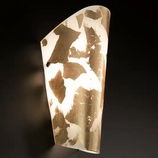 Příjemné nástěnné světlo Bloom white-gold leaf Cenový Hit