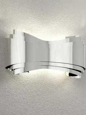 Výprodej Designové nástěnné svítidlo Ionica, chrom