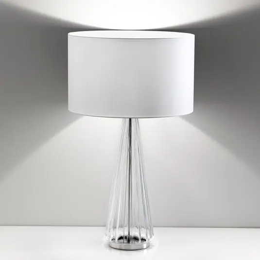 Stolní lampa Costa Rica stínidlo bílé noha průhled Nejlepší Cena