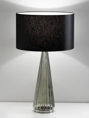 Odeslání Ihned Stolní lampa Costa Rica stínidlo černé noha šedá