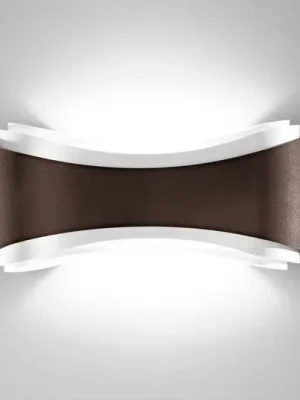 Expresní Doručení LED nástěnné světlo Ionika z oceli, bronz