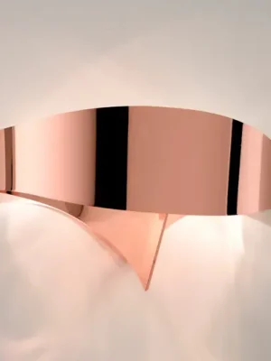 LED nástěnné světlo Scudo z oceli, měď Akční Cena