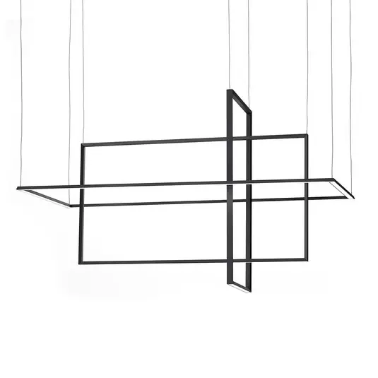 Akční Nabídka V černé - závěsné světlo LED Area