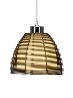 Závěsné světlo Relax, 1 žárovka, 19cm bronz Sleva