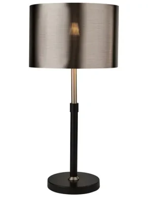 Stolní lampa Column stínidlo černá-chrom Nejlepší Volba