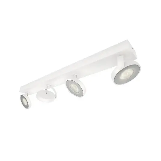 Víkendová Akce Philips Reflektor LED Clockwork 4žár. WarmGlow