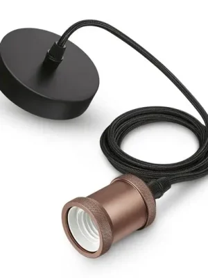Ihned K Objednání Philips Vintage závěsné světlo E27, růžová zlatá