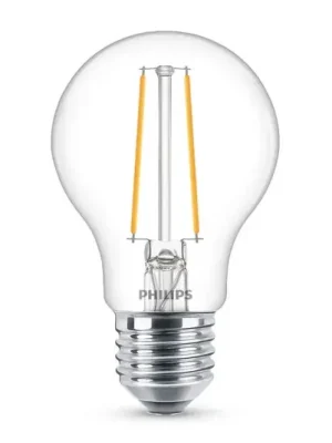 Levný Philips Classic LED E27 A60 2,2W čirá 2700K