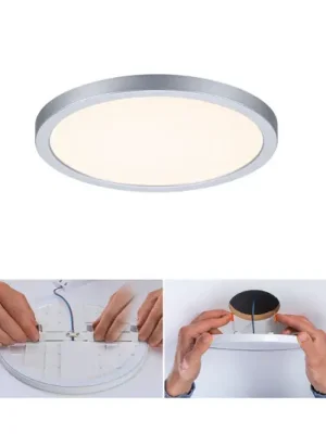 Časově Omezené Paulmann LED panel Areo 3 000K kulatý chrom 17,5cm