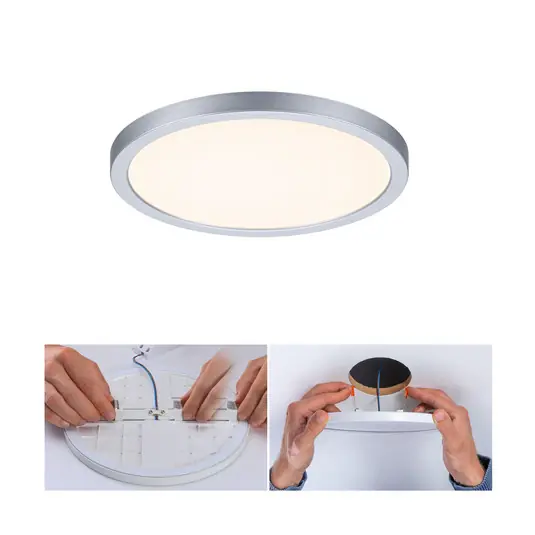 Časově Omezené Paulmann LED panel Areo 3 000K kulatý chrom 17,5cm