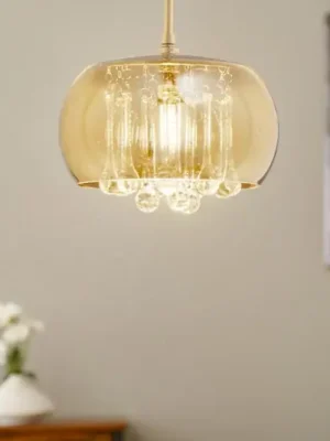 Závěsné svítidlo Argos LED s křišťálovými kapkami Ø 22 cm Ověřený