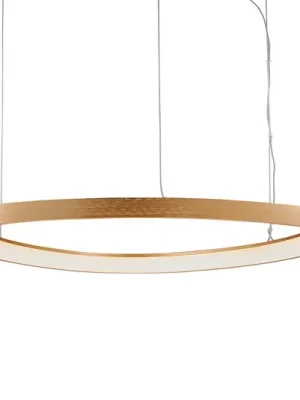 Nejlepší Cena LED závěsné světlo Loop, zlaté, Ø 80 cm