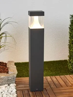 Cenová Bomba Lucande LED osvětlení cesty Egon, výška 65 cm, grafitově šedé, IP54