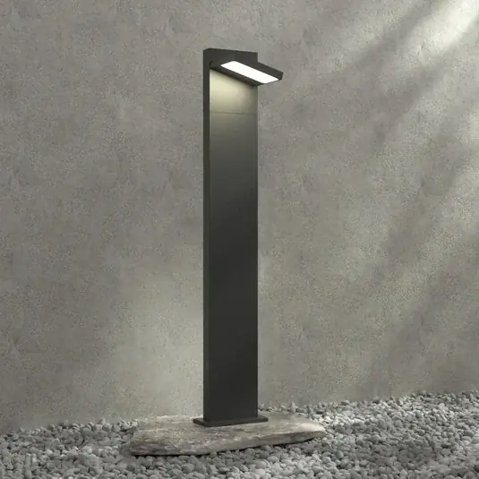 Akční Nabídka Lucande LED světlo na sloupku Silvan, 100 cm, antracit, kov