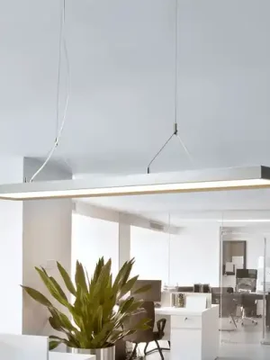 Závěsné svítidlo Arcchio LED Dorean, stříbrná, kov, 120 cm Akce