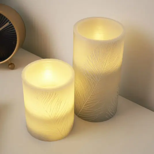 Pauleen Cosy Feather Candle LED svíčka sada 2 ks Nejlepší Volba