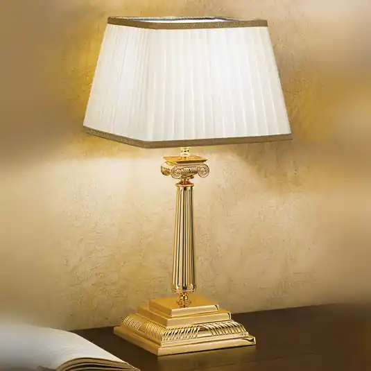 Stolní lampa Sarafine, Pongé stínidlo, výška 51 cm Must-Have