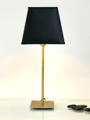 Stolní lampa Mattia hranaté stínidlo černá Časově Omezené