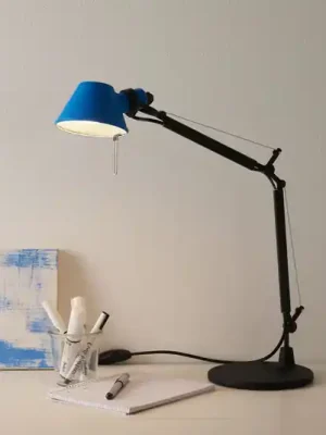 Stolní lampa Artemide Tolomeo Micro Bicolour černá/modrá Nejlepší Volba