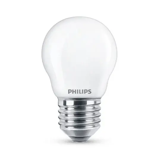 Originální Philips Classic LED žárovka tvar kapky E27 P45 6,5 W matná 2 700 K