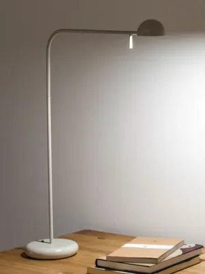 Sleva Vibia Pin 1655 LED stolní lampa, délka 40 cm, krémová