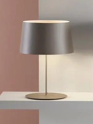 Speciální Cena Vibia Warm 4901 stolní lampa, Ø 42 cm, hnědá