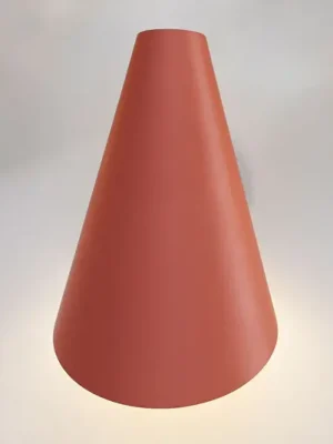 Levný Vibia I.Cono 0720 nástěnné světlo, 28 cm, červenohnědé