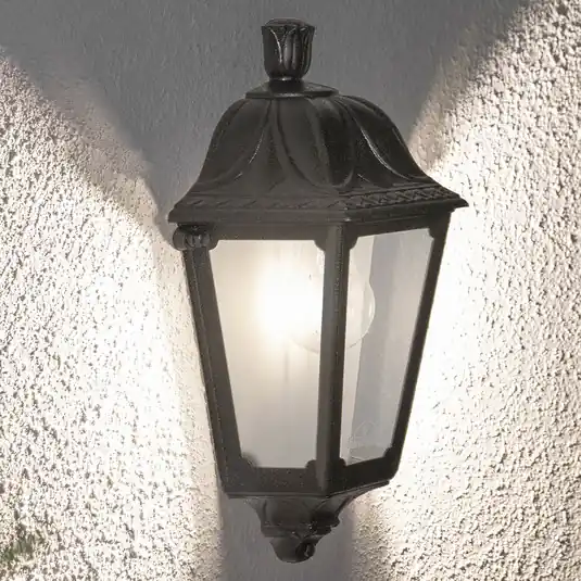 Výprodej Černé venkovní nástěnné LED svítidlo lesse, odolné