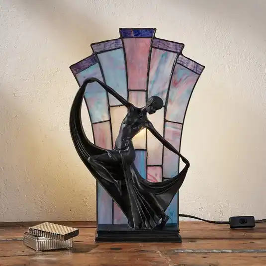 Objednat Nyní Stolní lampa Flamina v Tiffany stylu