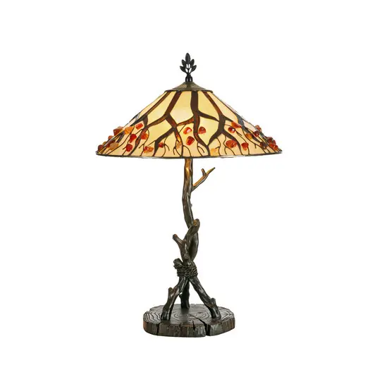 Akční Nabídka Stolní lampa Jordis ve stylu Tiffany