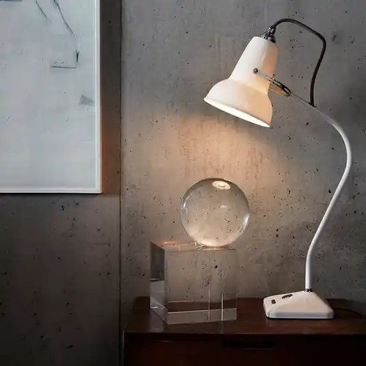 Stolní lampa Anglepoise Original 1227 Mini, bílá, keramika Akce