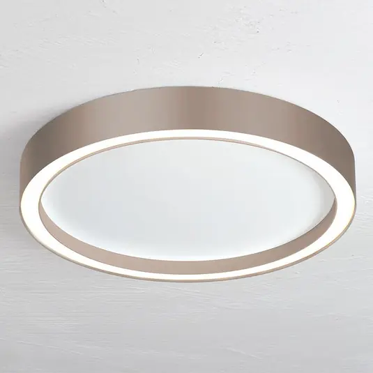 Hit Sezóny Stropní svítidlo Bopp Aura LED Ø 40 cm bílá/taupe