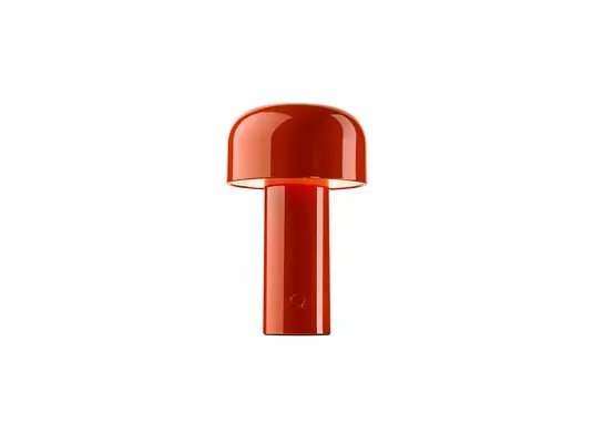 Nabíjecí LED stolní lampa FLOS Bellhop cihlově červená Rychlé Dodání