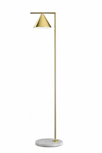 Rychlé Dodání FLOS Captain Flint LED stojací lampa, mosaz