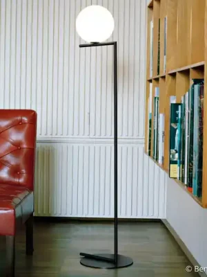 FLOS IC F2 stojací lampa černá Ø 30 cm Nejlepší Cena