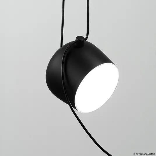 Výprodej FLOS Aim Small LED závěsné světlo, černé