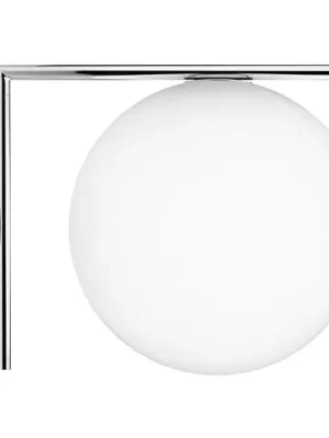 FLOS IC C/W2 nástěnné světlo, chrom Ø 30 cm Časově Omezené