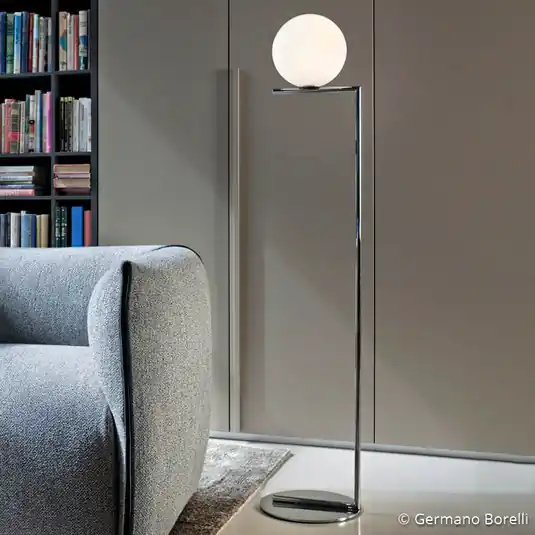 Akční Nabídka FLOS IC F2 stojací lampa chrom Ø 30 cm