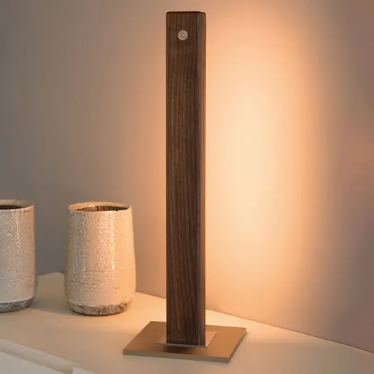 Vysoce Kvalitní HerzBlut Leonora LED stolní lampa ořech