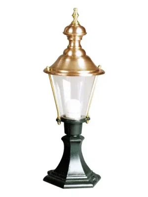 Top Prodej Podstavné světlo Luuk, zelená/měděná, výška 56 cm
