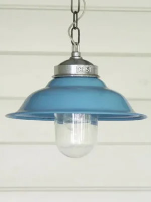 Nízká Cena Modré retro závěsné svítidlo Porto Fino