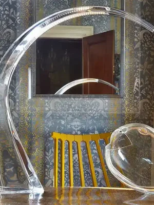 Akce Kartell LED stolní lampa Taj, transparentní, 62 cm, plast