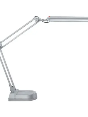 LED stolní lampa MAULatlantic, stříbrná, výška 41 cm, stojan Sleva