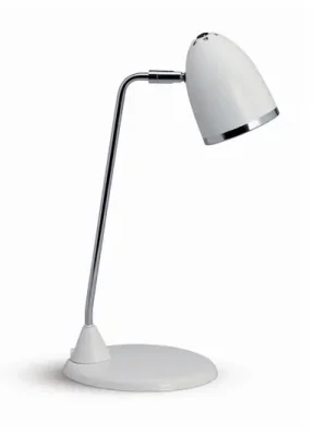 Pouze Dnes Stolní lampa Starlet, bílá, výška 41 cm, kov E27