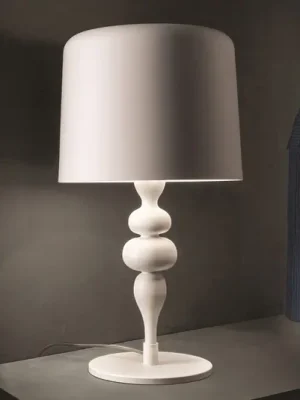 Stolní lampa Eva TL1 M, výška 53 cm bílá matná Bezpečná Platba