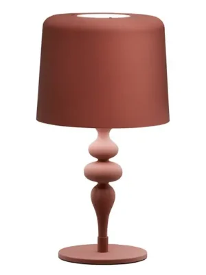 Stolní lampa Eva TL1 M, výška 53 cm červená Bezpečná Platba