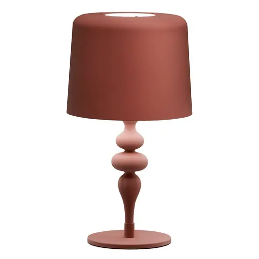 Stolní lampa Eva TL1 M, výška 53 cm červená Bezpečná Platba