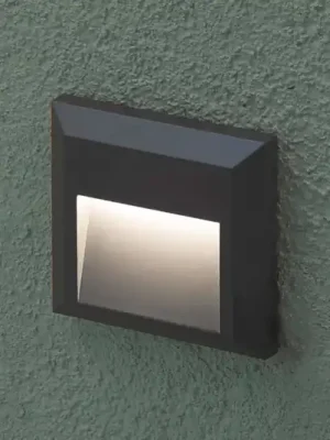 Grant - hranaté LED venkovní nástěnné svítidlo Nejprodávanější